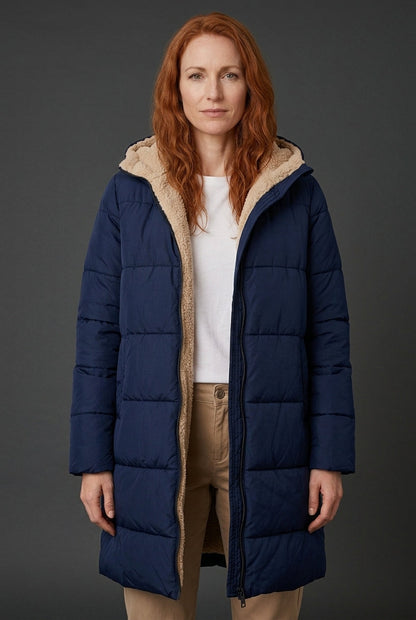 Isaure | Reversible Sherpa Longline Coat