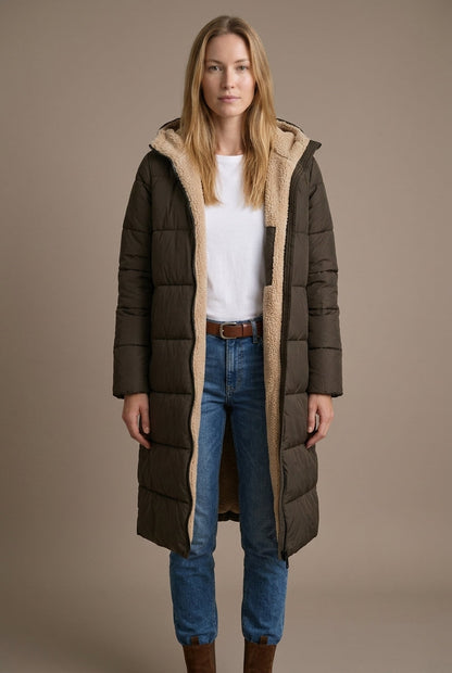 Isaure | Reversible Sherpa Longline Coat