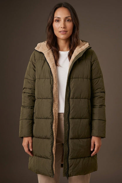 Isaure | Reversible Sherpa Longline Coat