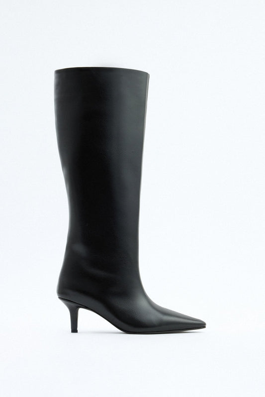 Seravyn | Leather Knee High Boots