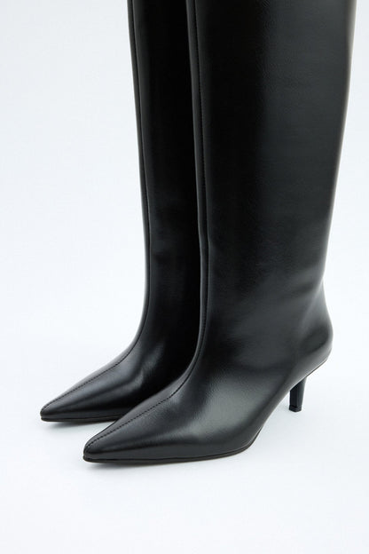 Seravyn | Leather Knee High Boots