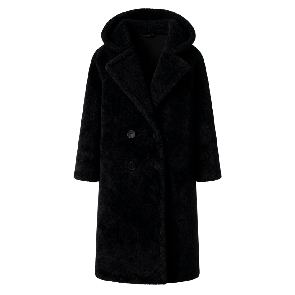 Elowen | Hooded Teddy Oversized Coat