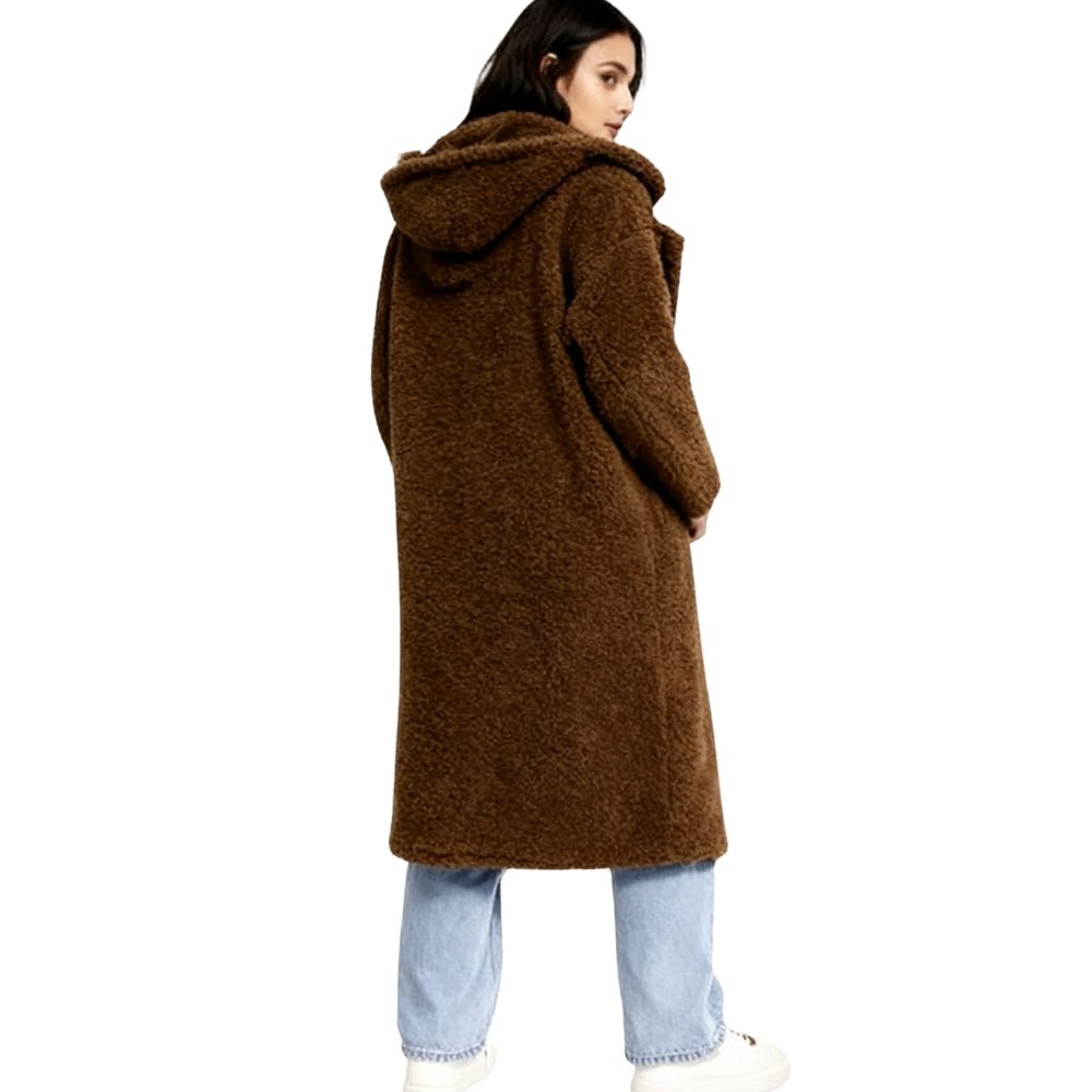Elowen | Hooded Teddy Oversized Coat