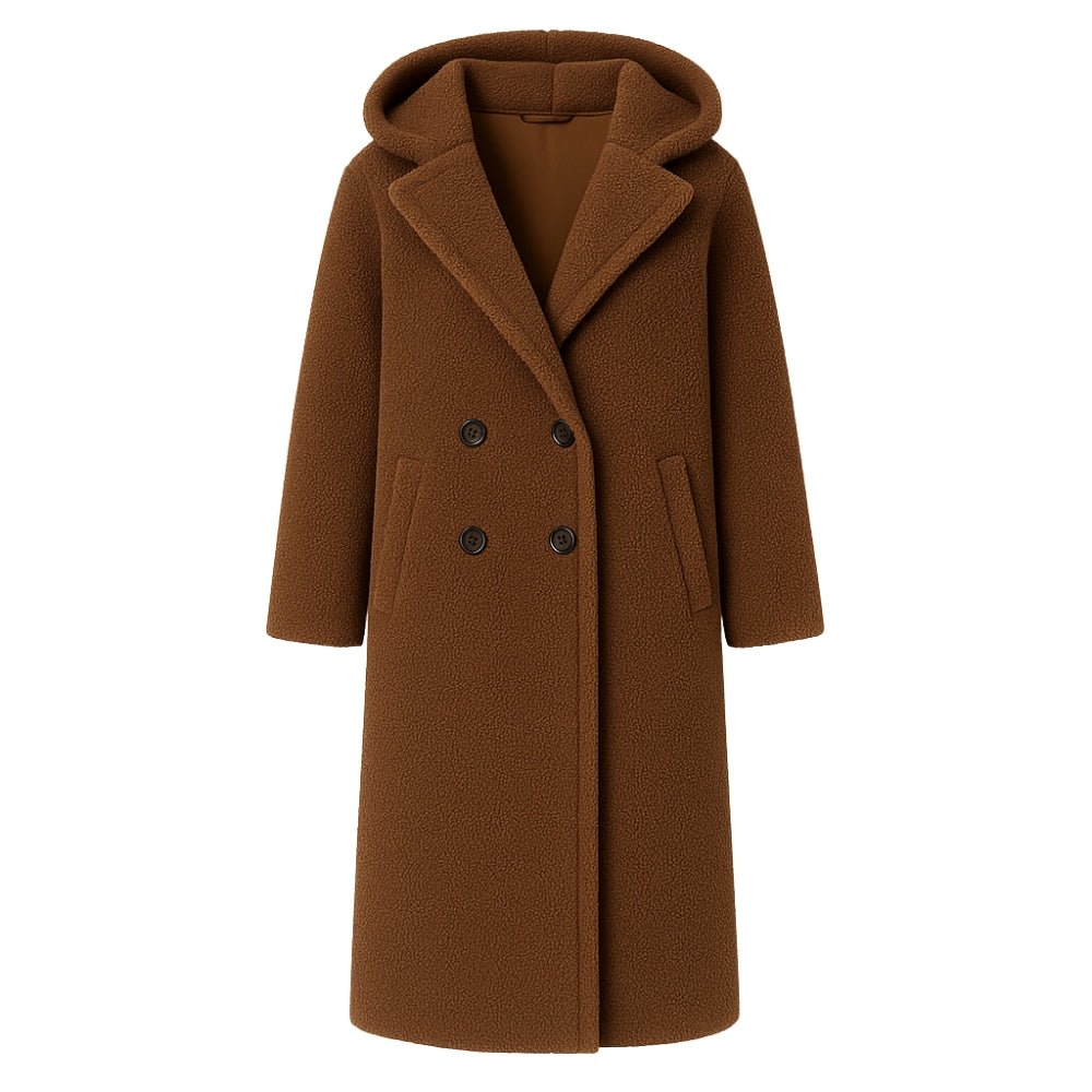 Elowen | Hooded Teddy Oversized Coat