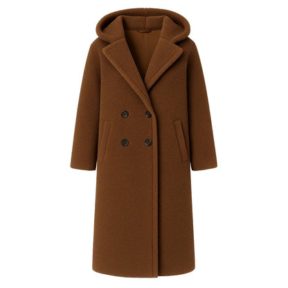 Elowen | Hooded Teddy Oversized Coat