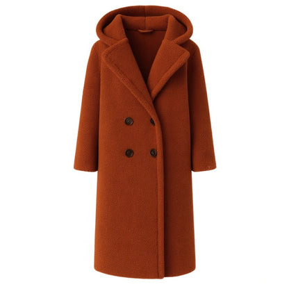 Elowen | Hooded Teddy Oversized Coat