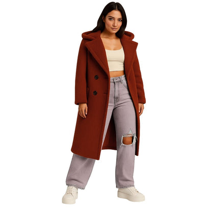 Elowen | Hooded Teddy Oversized Coat
