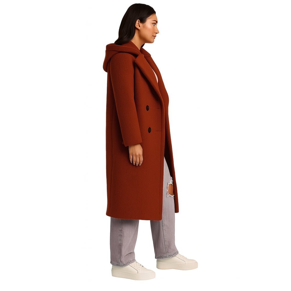 Elowen | Hooded Teddy Oversized Coat