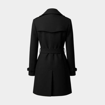Valentina | Double Breasted Wool Trench Coat