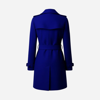 Valentina | Double Breasted Wool Trench Coat