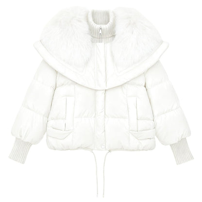 Aurelia | Duck Down Puffer Coat Fur Collar