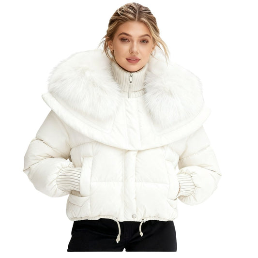 Aurelia | Duck Down Puffer Coat Fur Collar