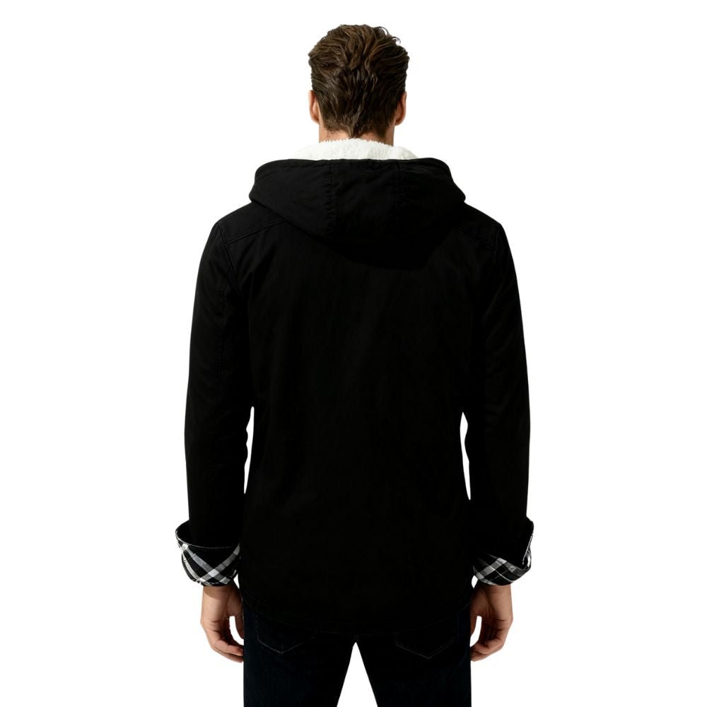 Alex | Sherpa Lined Hooded Jacket