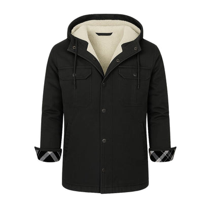 Alex | Sherpa Lined Hooded Jacket