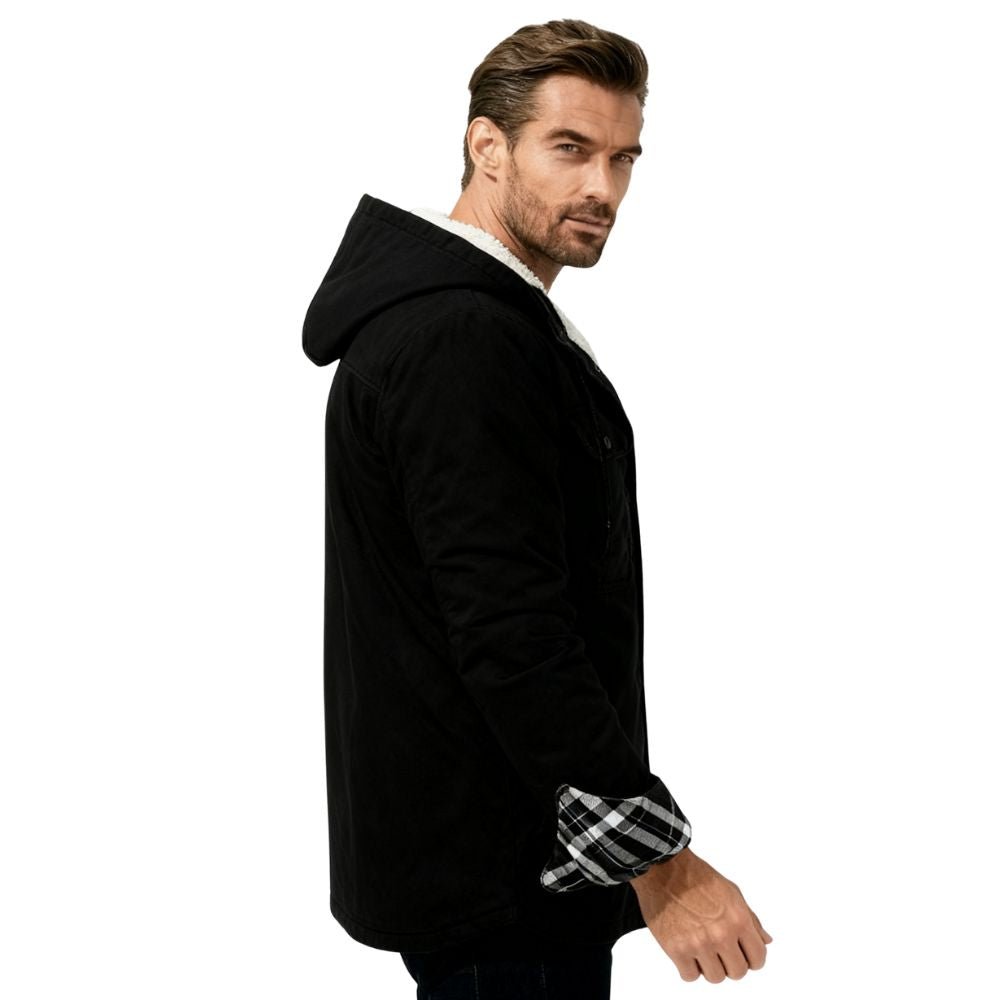 Alex | Sherpa Lined Hooded Jacket
