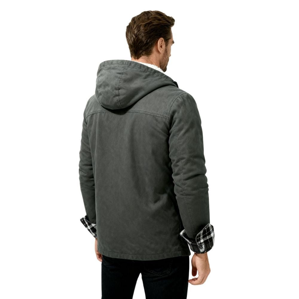 Alex | Sherpa Lined Hooded Jacket