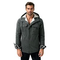 Alex | Sherpa Lined Hooded Jacket