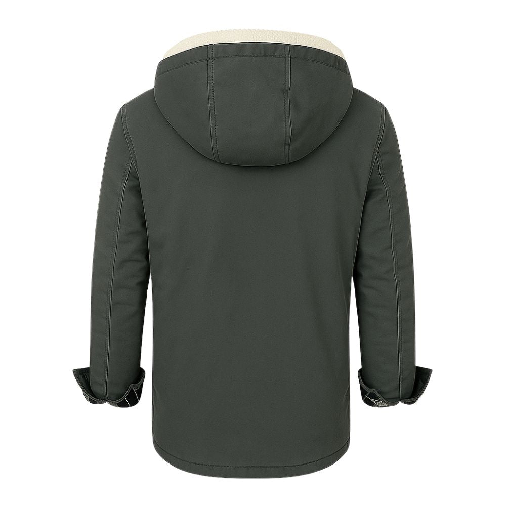 Alex | Sherpa Lined Hooded Jacket