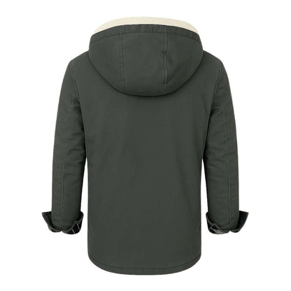 Alex | Sherpa Lined Hooded Jacket