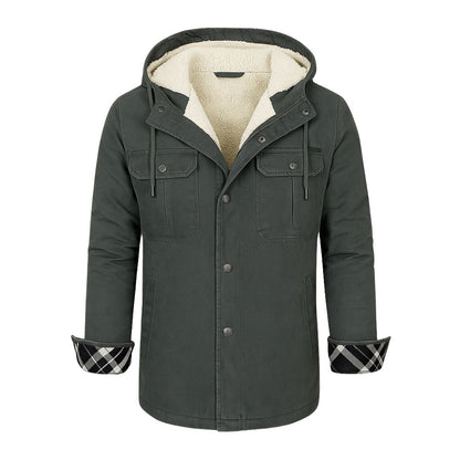 Alex | Sherpa Lined Hooded Jacket