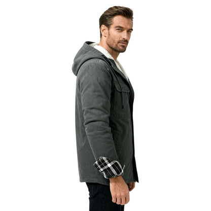 Alex | Sherpa Lined Hooded Jacket