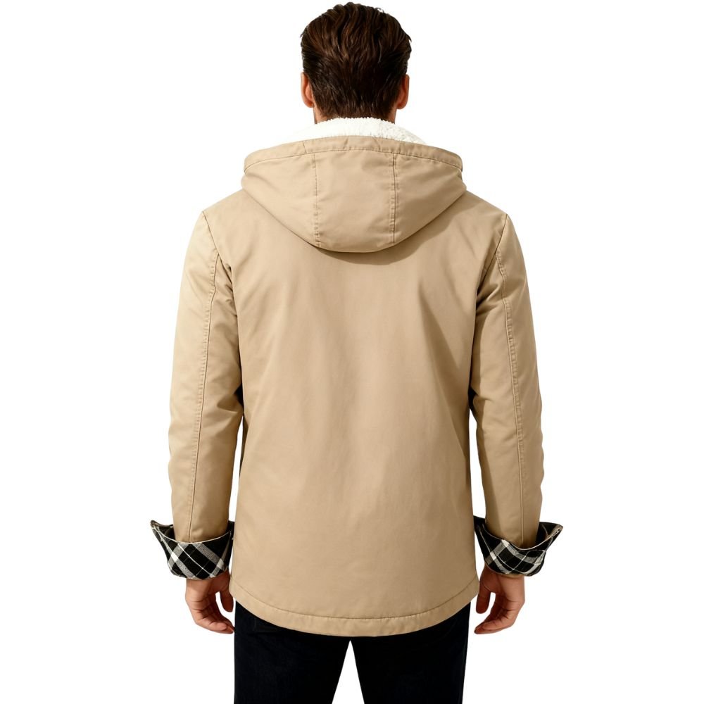 Alex | Sherpa Lined Hooded Jacket