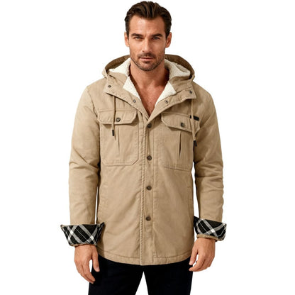 Alex | Sherpa Lined Hooded Jacket