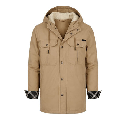 Alex | Sherpa Lined Hooded Jacket