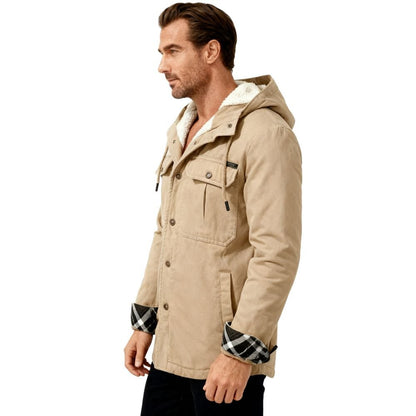 Alex | Sherpa Lined Hooded Jacket