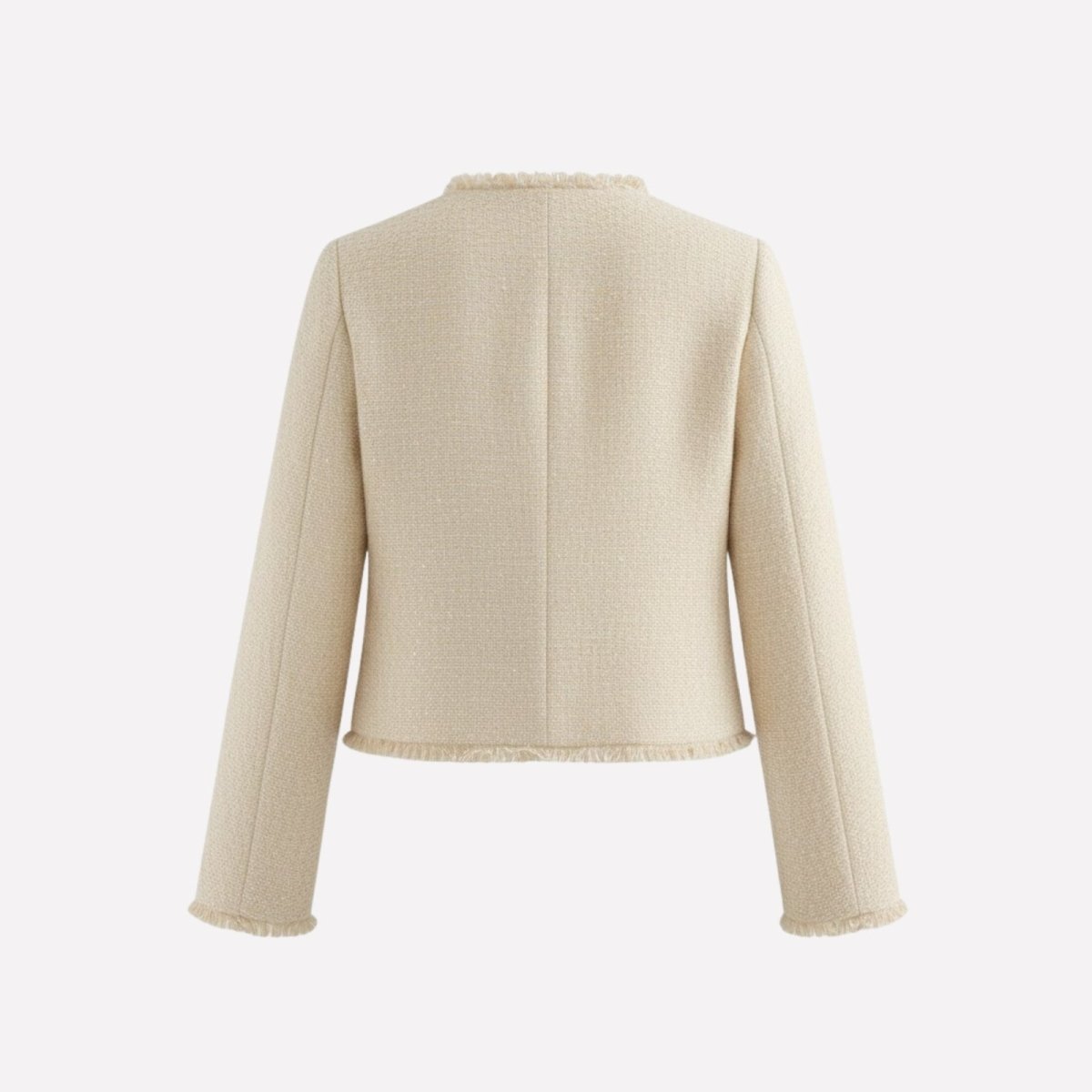 Colette | Cropped Bouclé Tweed Jacket