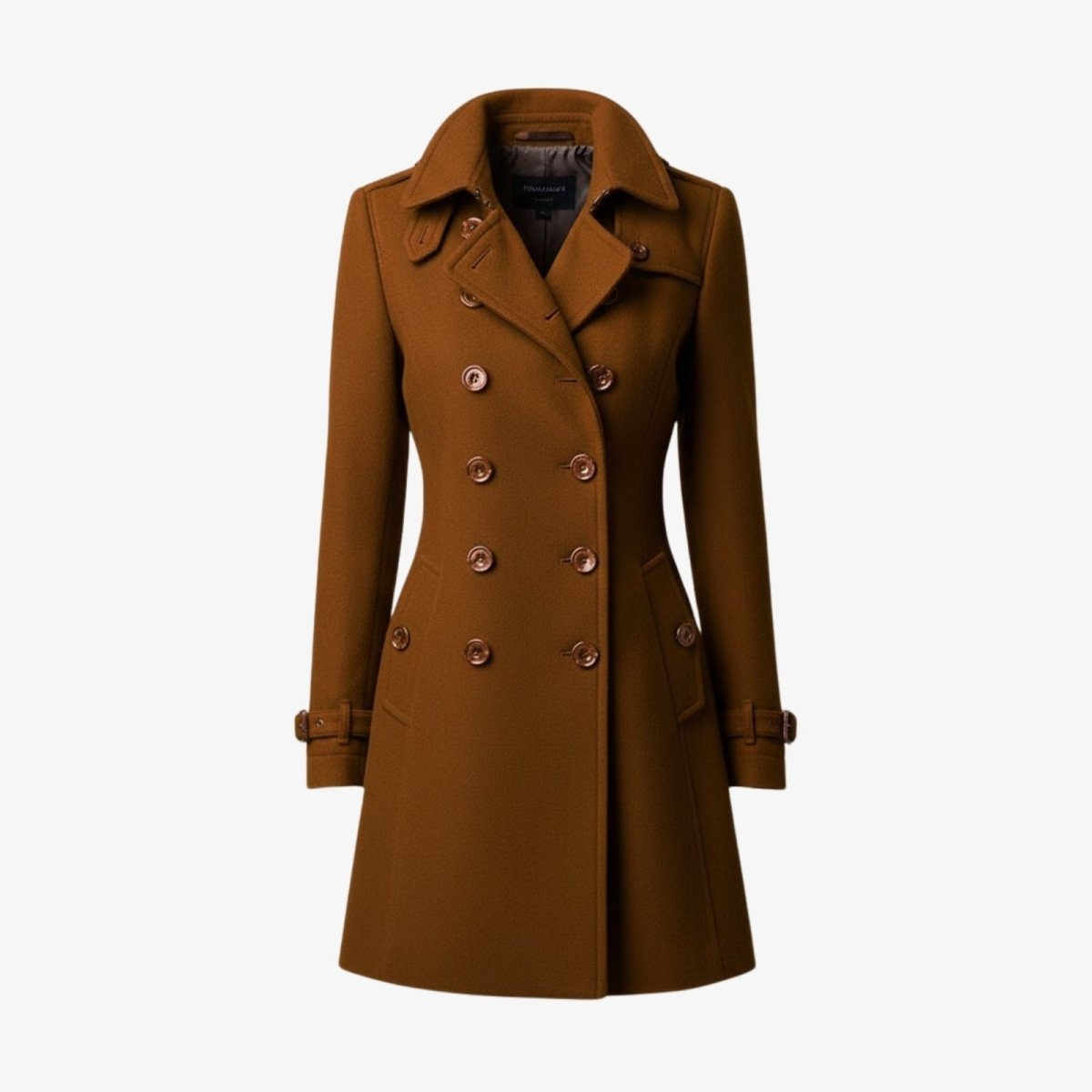 Valentina | Double Breasted Wool Trench Coat