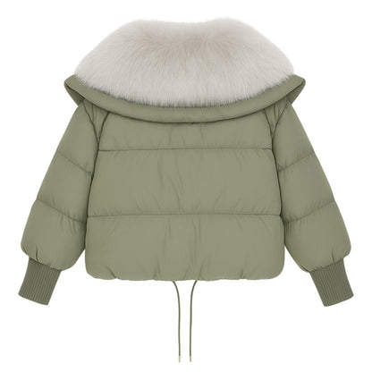 Aurelia | Duck Down Puffer Coat Fur Collar
