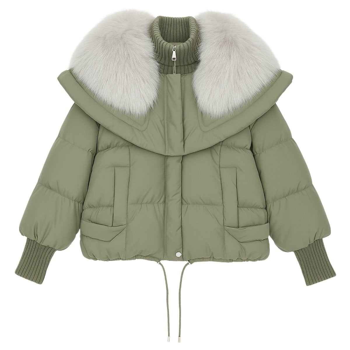 Aurelia | Duck Down Puffer Coat Fur Collar