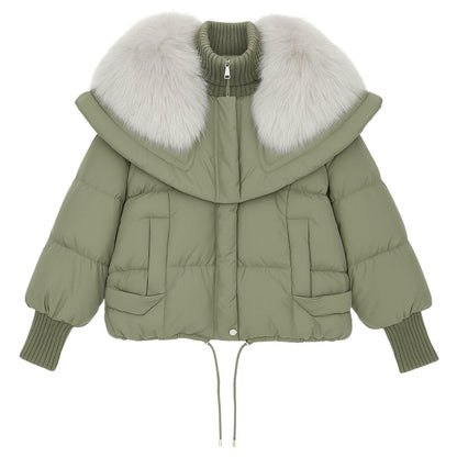 Aurelia | Duck Down Puffer Coat Fur Collar
