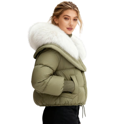 Aurelia | Duck Down Puffer Coat Fur Collar