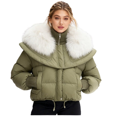 Aurelia | Duck Down Puffer Coat Fur Collar