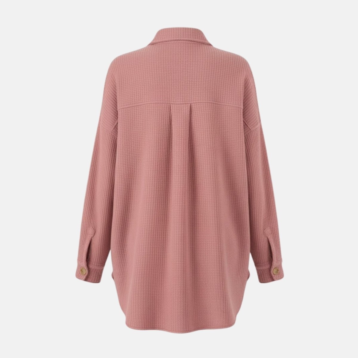 Donelle | Waffle Knit Shacket Relaxed Fit