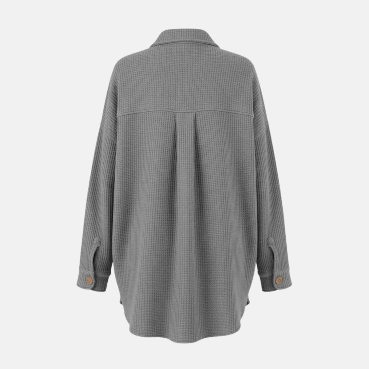 Donelle | Waffle Knit Shacket Relaxed Fit