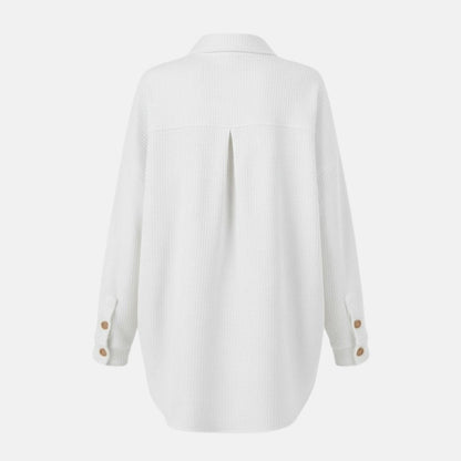 Donelle | Waffle Knit Shacket Relaxed Fit
