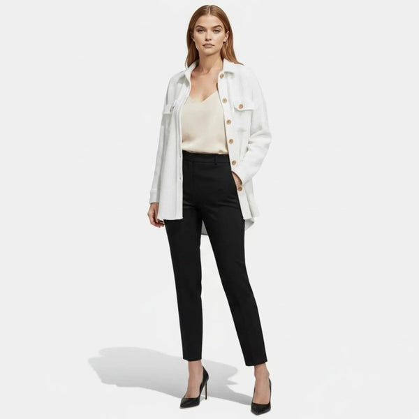 Donelle | Waffle Knit Shacket Relaxed Fit