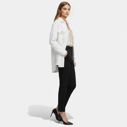Donelle | Waffle Knit Shacket Relaxed Fit