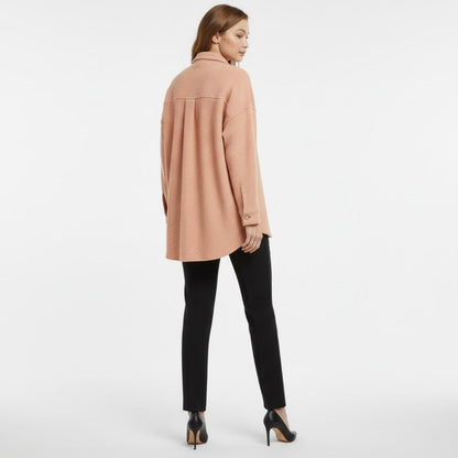 Donelle | Waffle Knit Shacket Relaxed Fit