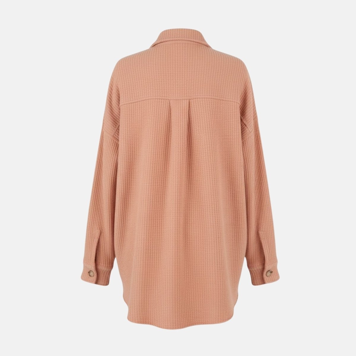 Donelle | Waffle Knit Shacket Relaxed Fit