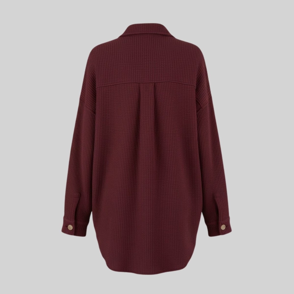 Donelle | Waffle Knit Shacket Relaxed Fit