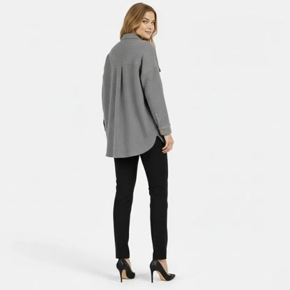 Donelle | Waffle Knit Shacket Relaxed Fit