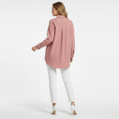 Donelle | Waffle Knit Shacket Relaxed Fit