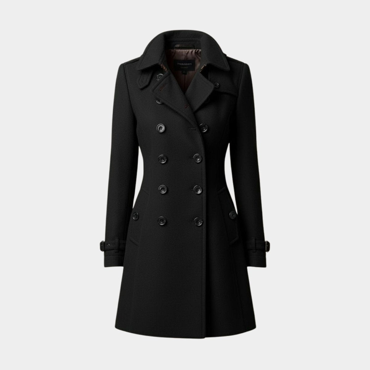 Valentina | Double Breasted Wool Trench Coat
