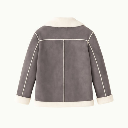 Cosette | Faux Shearling Aviator Jacket