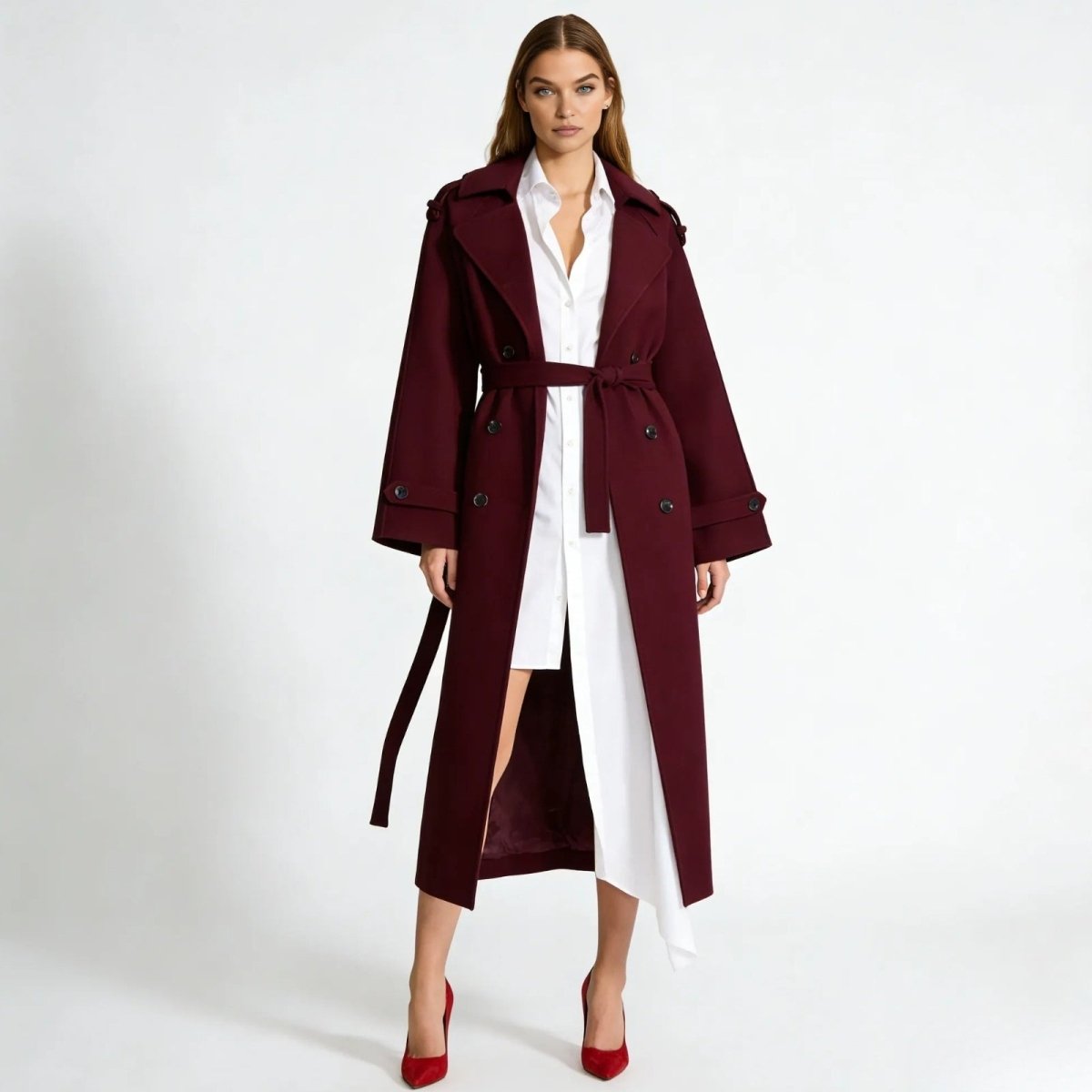 Rosamira | Double Breasted Wool Coat