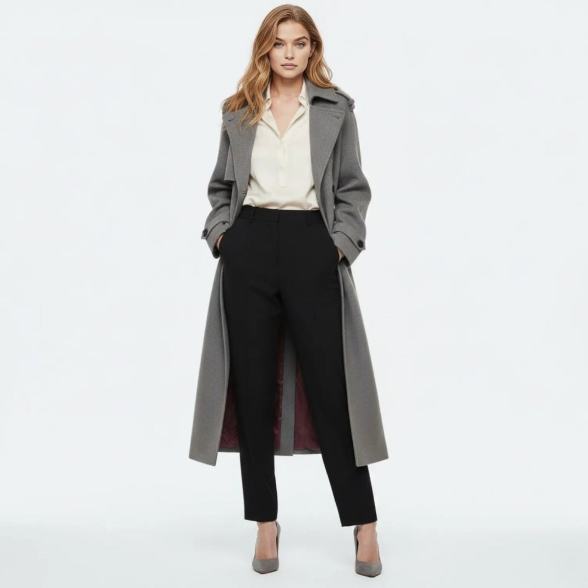 Rosamira | Double Breasted Wool Coat